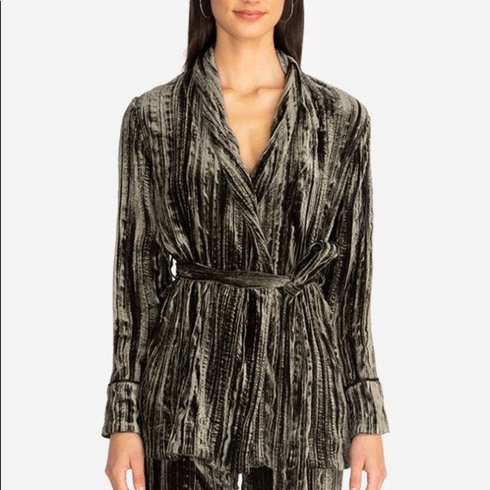 Johnny Was Alison Smocking Jacket, S